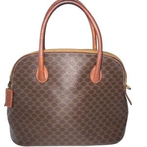 CELINE ALMA MACADAM HANDBAG